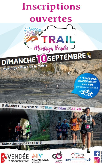 2023-09-10 - Inscriptions Trail Montaigu Vendée
